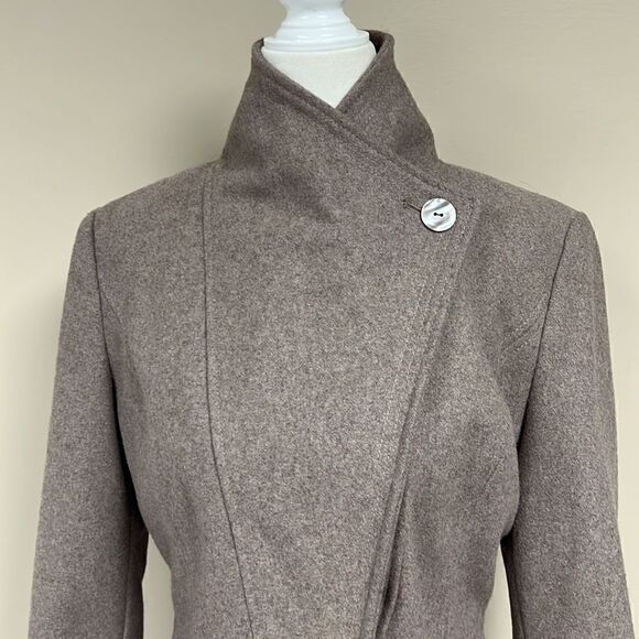 Merona beige/oatmeal color wool blend jacket size S/P - Picture 3 of 12